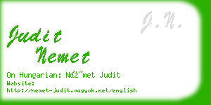 judit nemet business card